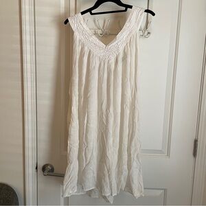 Vintage boho sheer mini dress